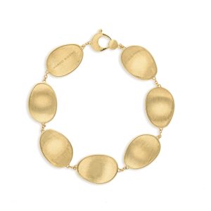 Lunaria bracciale con foglie d'oro