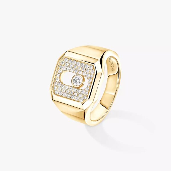 Anello Chevalier Move Joaillerie con pavé